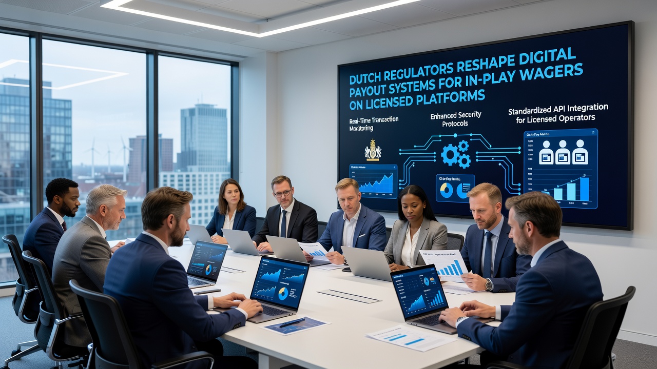 Diagram van beveiligde digitale transacties bij in-play weddenschappen