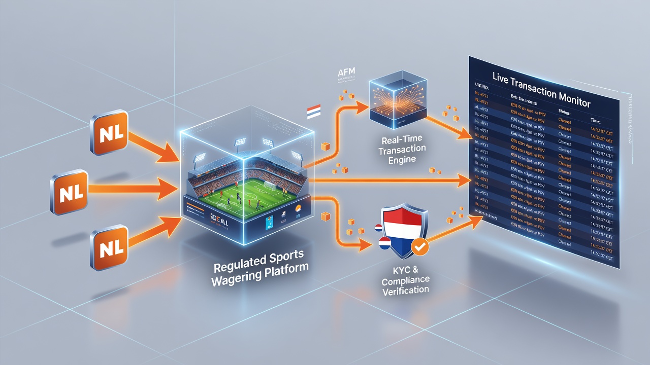 Realtime transactieprocessen via Nederlandse bankkoppelingen in sportweddenschappen
