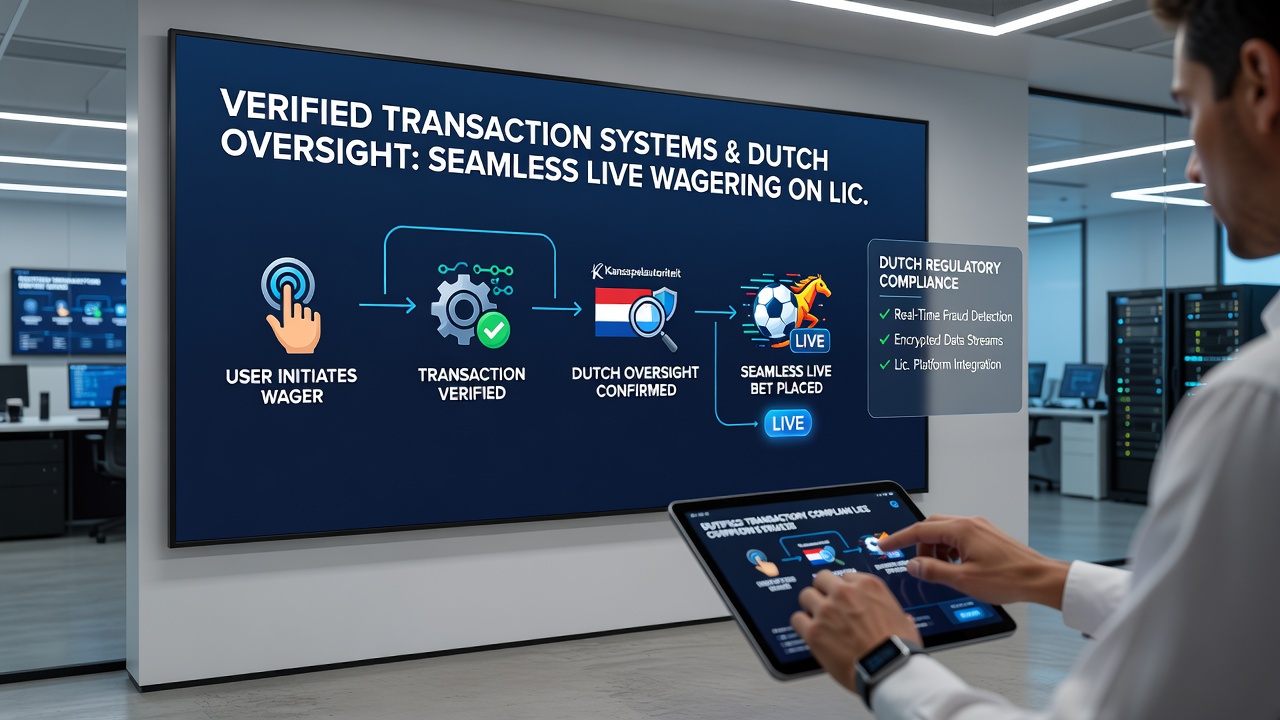 Mobiele platforms met geverifieerde systemen die live weddenschappen faciliteren onder Nederlands toezicht